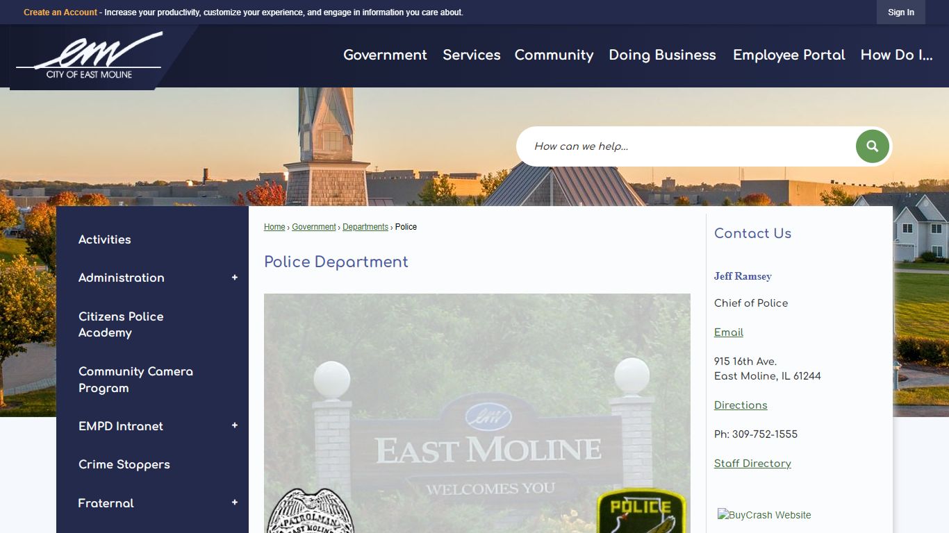 Police Department | East Moline, IL - Official Website