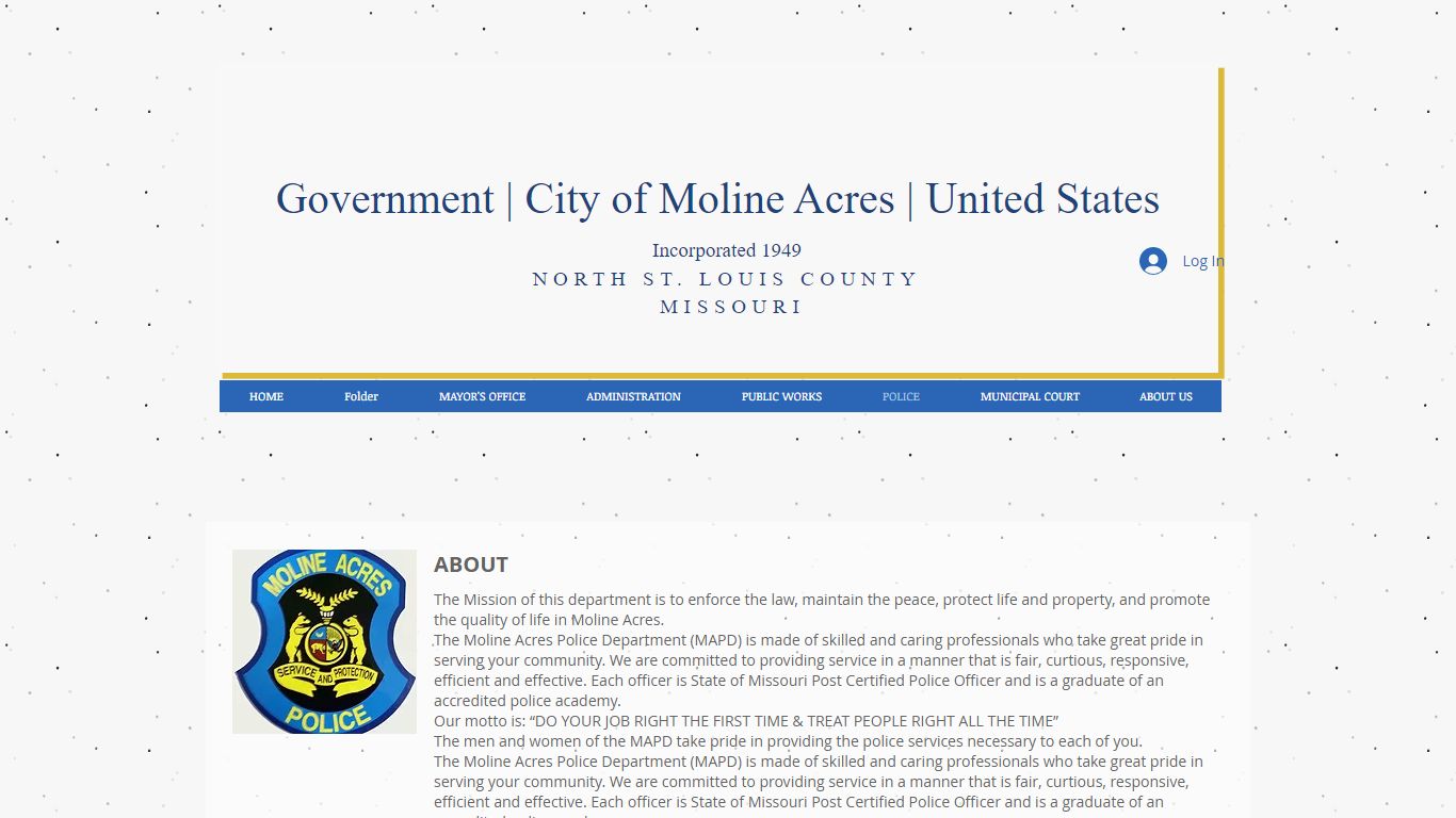 POLICE | City of Moline Acres